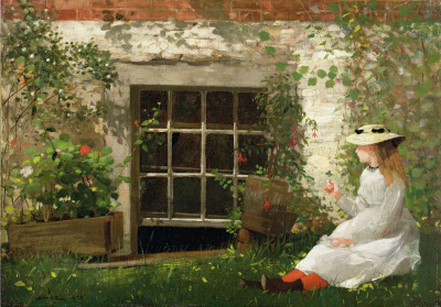 The Four Leaf Clover Winslow Homer